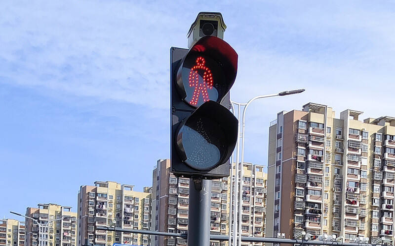 Traffic Mobile Portable Three-color Traffic Led Traffic signal Light details
