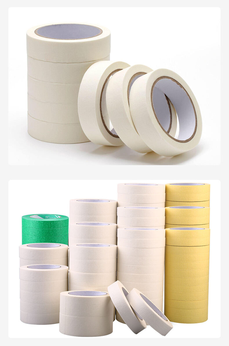 product custom size  strong adhesive auto refinish paint no glue left  masking  painters tape-7