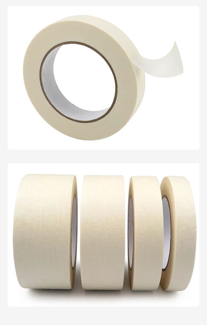 product custom size strong adhesive auto refinish paint no glue left masking painters tape-8