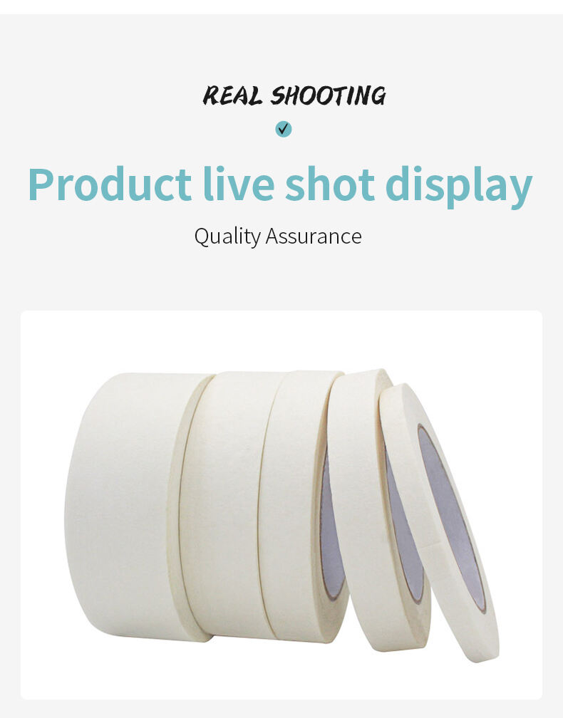 product custom size strong adhesive auto refinish paint no glue left masking painters tape-6