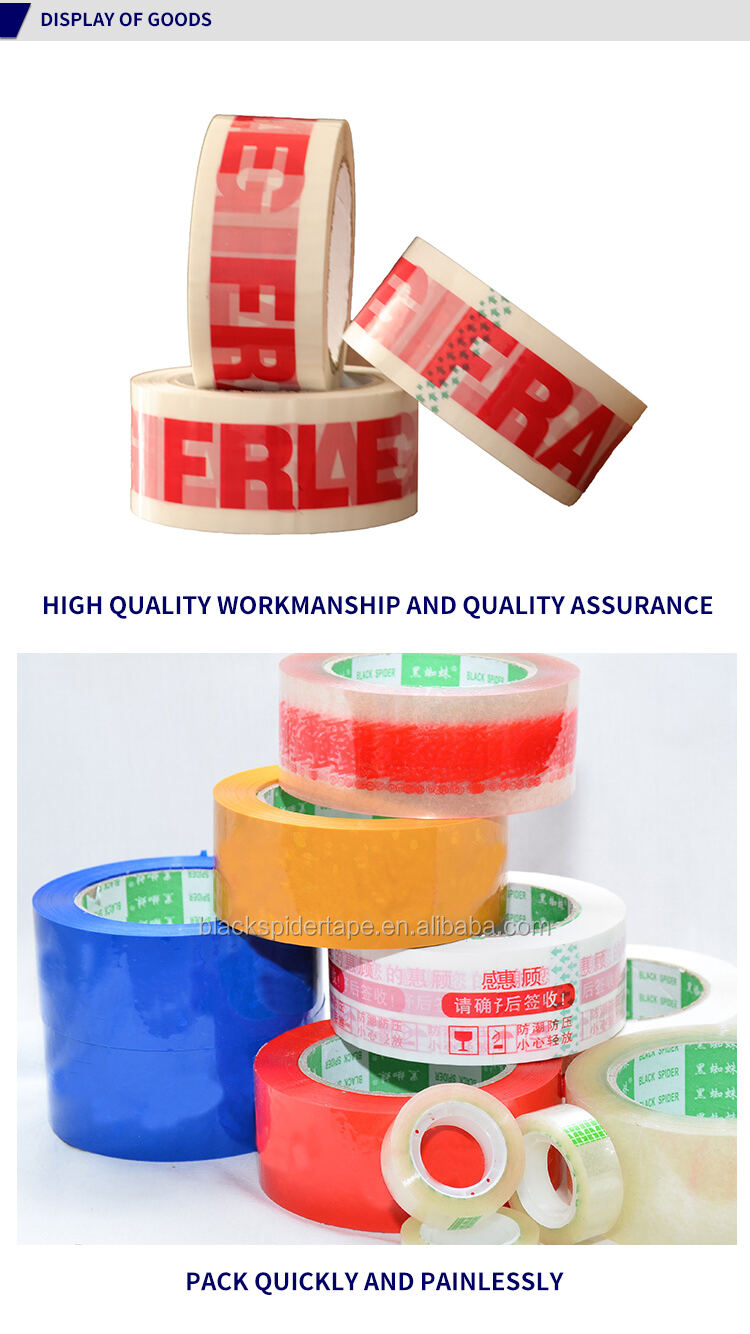 product custom company logo bopp printed packing tape strong printing shipping packaging tape-4