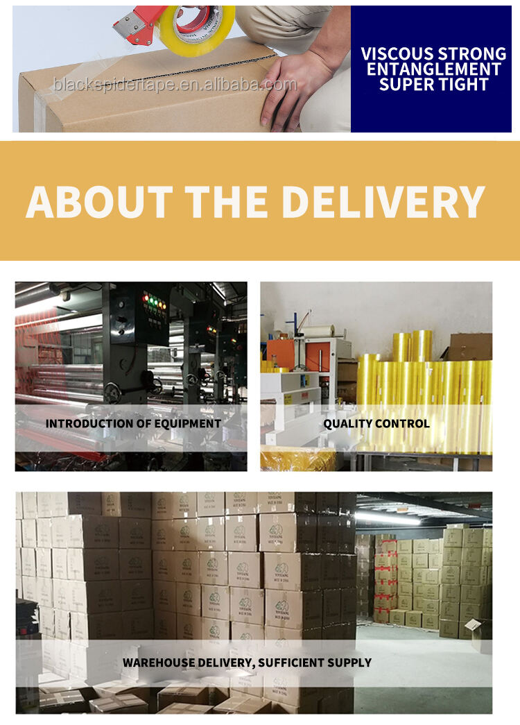 product custom company logo bopp printed packing tape strong printing shipping packaging tape-6