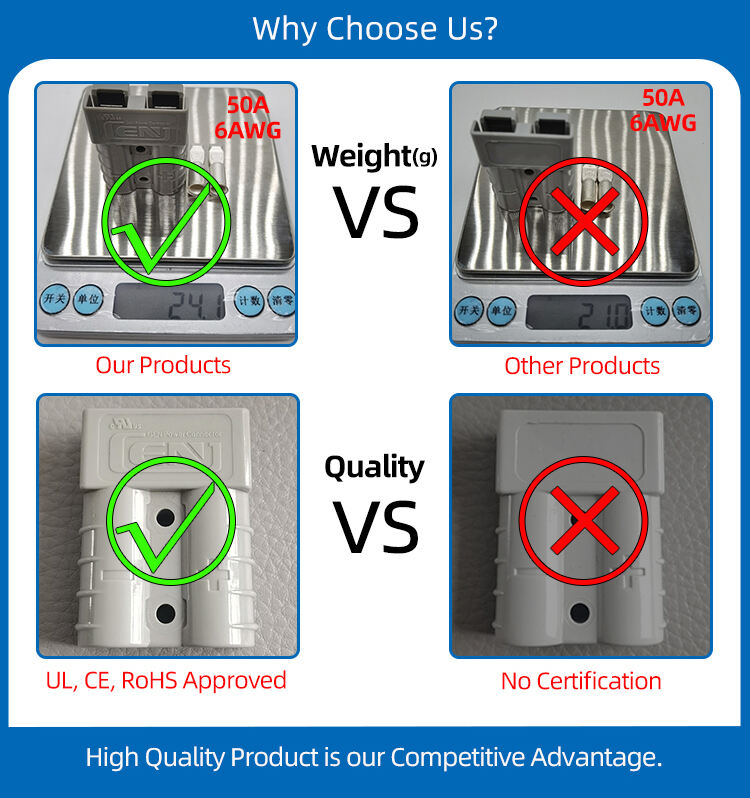 Red Andersons175 Amp 600V Power Connectors SupportsAnderson SB175 Battery Connector factory