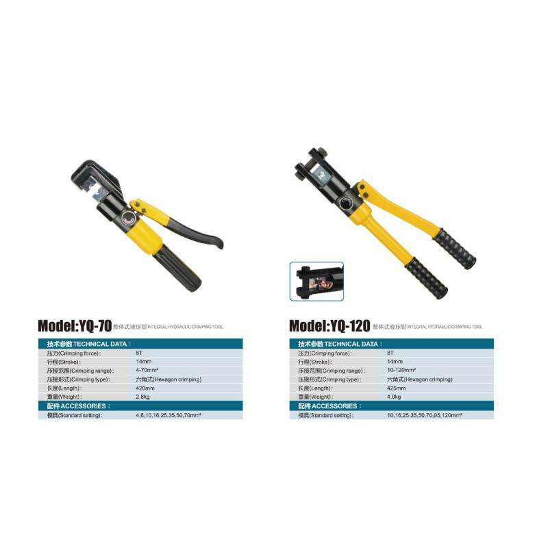 YQK-70 Hydraulic Plier Steel Integral Hydraulic Crimping Pliers Manufactured in China supplier