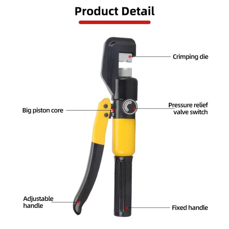 YQK-70 Hydraulic Plier Steel Integral Hydraulic Crimping Pliers Manufactured in China details