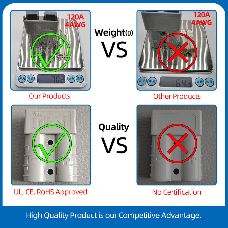 SE120 120A 2/4/6 AWG Gray Connector Andersonstyle 2 Pin High Current Electric Power Quick Battery Connector Plug for Forklift details