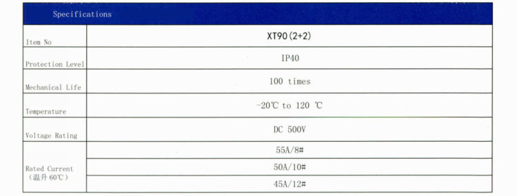 Amass Connector 40-45A 500V DC 2PIN XT90H XT90S XT90PB/PW/E-M Lithium Battery Connector manufacture