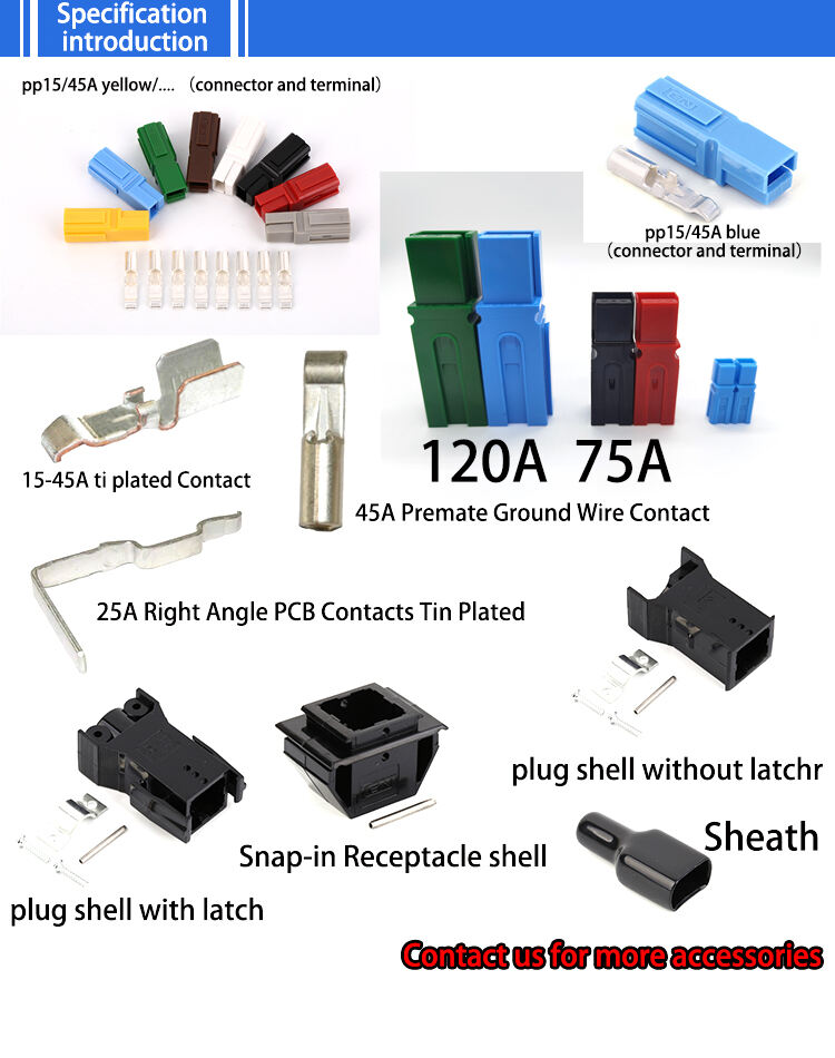 High Battery Charger Plug Quick Wire Connector Terminal  for Single Pole Battery Forklift details