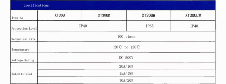 Amass Connector 5-20A 2PIN XT30 Series XT30U/D/W-M XT30UPB-M XT30UWPB-M XT30PW-M XT30UPB-F XT30PW-F Lithium Battery Connector supplier