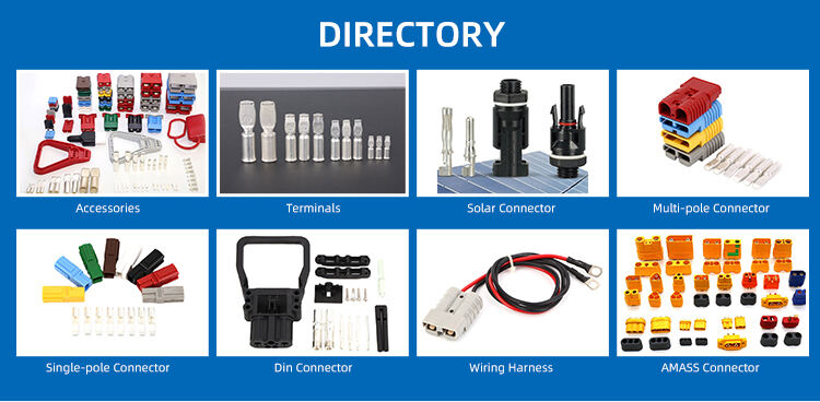 Red Andersons175 Amp 600V Power Connectors SupportsAnderson SB175 Battery Connector manufacture