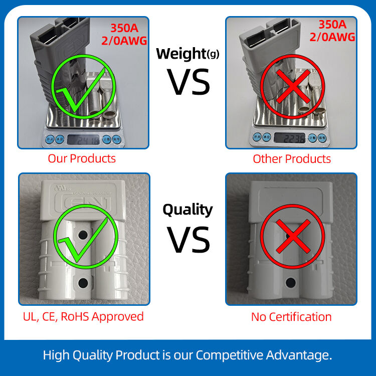 2 Pin High Current Electric Power Quick Battery Connector Plug 350A Anderson Battery Connector Plug 600v 350A for Forklift supplier