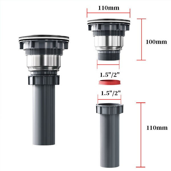 عالي کوالٹی کی استنلس سٹیل سینک سترنگر کے ساتھ موثر طریقے سے سترنگر اور ڈرین کریں
