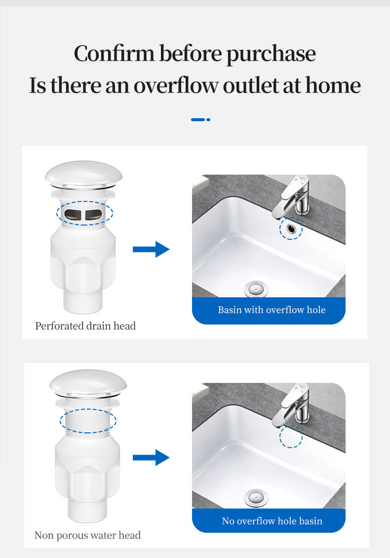 Super Factory Production and Sales of High Quality Bathroom Ceramic Cover Bullet Jumper Drainer supplier