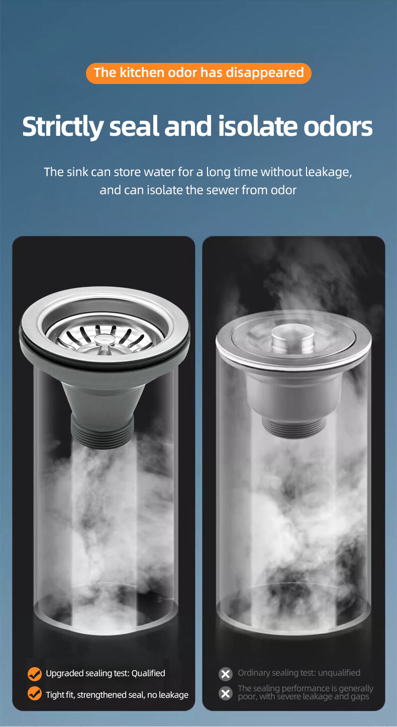 Easy Installation Stainless Steel Kitchen Sink Strainer Factory Price Accessory for Efficient Drainage in Kitchen & House factory