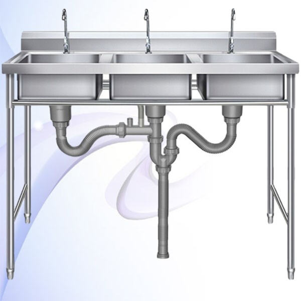Keep your workspace clean and hygienic with a reliable drain system.