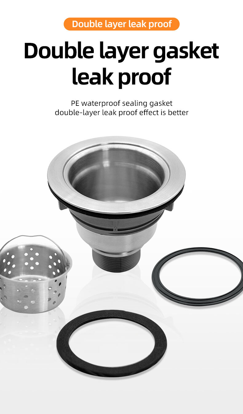 Factory Direct Sale Modern Design G1 1/2" Size Kitchen Stainless Steel Under High Quality Water Drain with Cupc Certification supplier