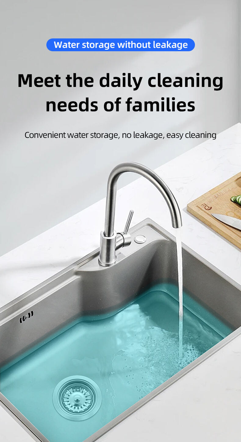 OEM/ODM Factory Cross-border Supply High Quality Modern Kitchen Sink Stainless Steel 304 CUPC Certified Drain and Drain Basket supplier