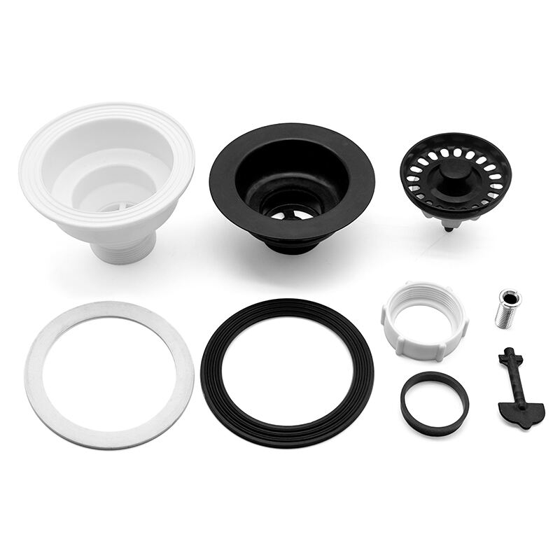 Modern Plastic PP Kitchen Accessories Sink Waste Coupling Drainer Strainer Cup Drainage Channel Waste Basket Drain Stopper manufacture
