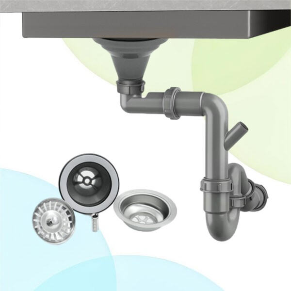 Make Dishwashing a Breeze with Dual Sink Drain Pipes