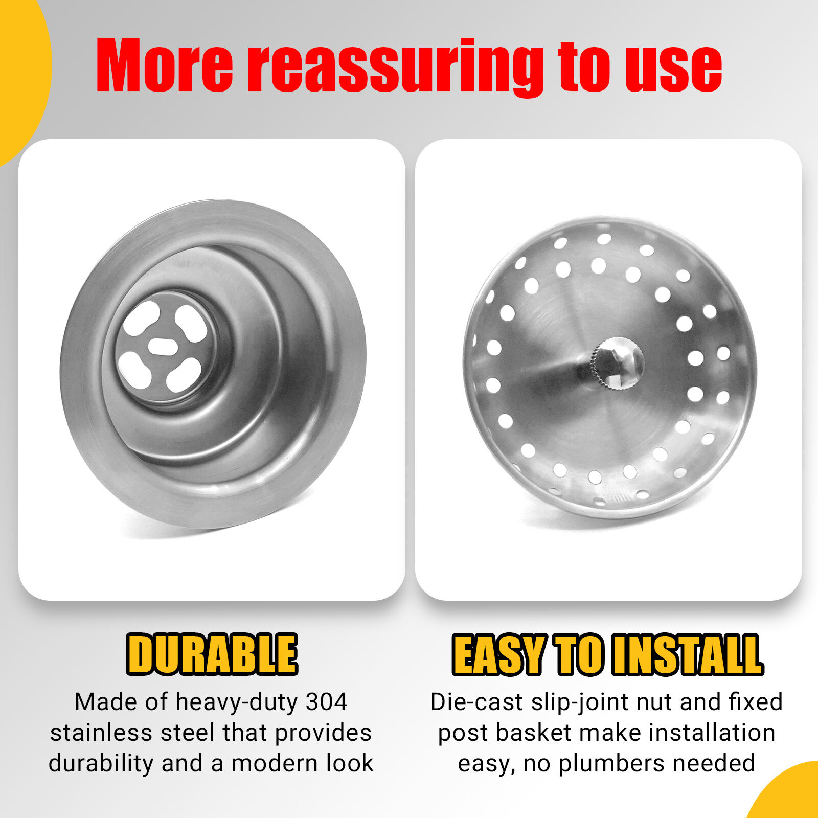 008s Kitchen Sink Strainer with Cupu Certificate Anti Odor Drain Sink Strainer Basket Anti-backflow Seale details