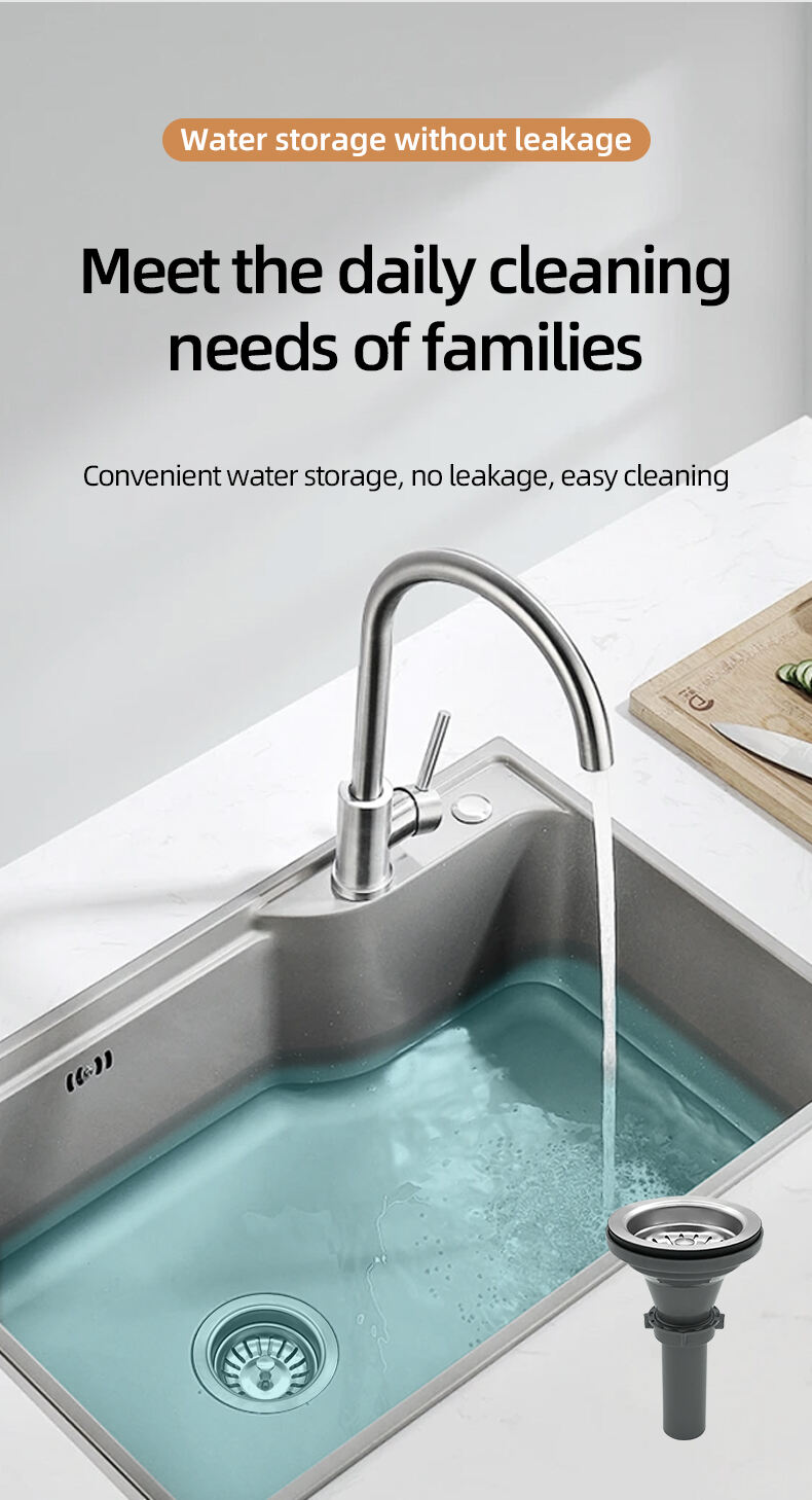 CUPC Kitchen Sinks Easy-to-Install Quick Drainage System with SS 304 Vegetable Washing Basin Strainer in Room supplier