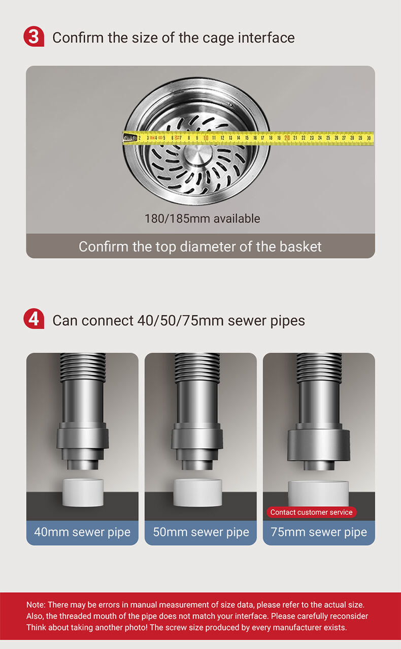 185MM Large Size Stainless Steel Kitchen Sink Drain Stainless Korea and Japan Hot Selling Stainless Steel Sink Drain Strainer supplier