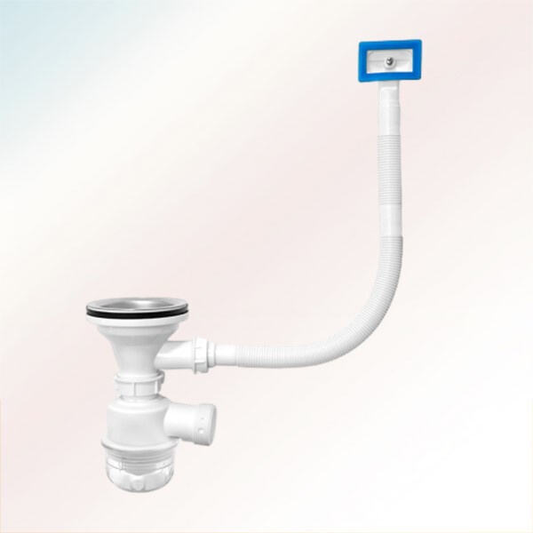 Keep your bathroom looking sleek and tidy with a basin bottle trap