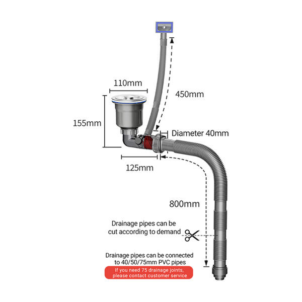 Upgrading your kitchen sink drain pipes for improved functionality and efficiency