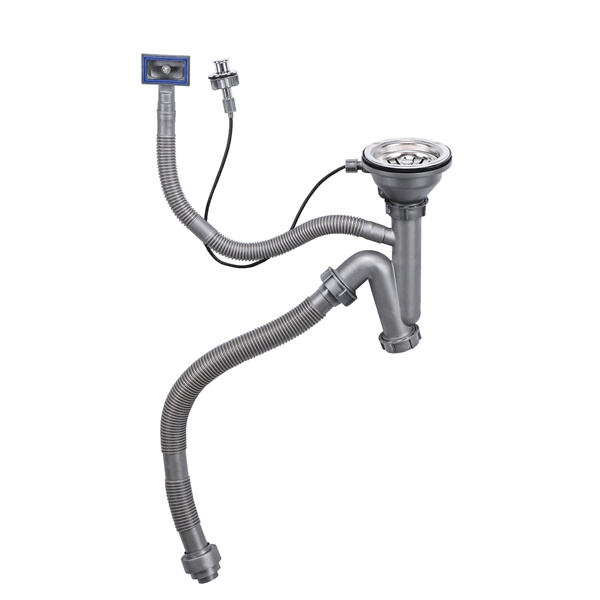 Experience the convenience of having two sinks with a double sink drain ki