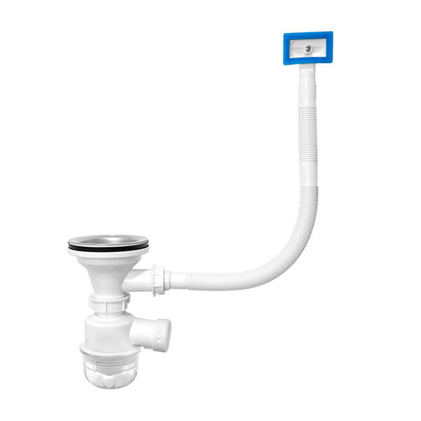 ایک مڑے ہوئے کچن سنک اوور فلو پائپ کے لیے سادہ حل