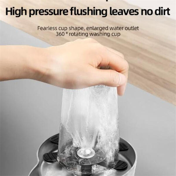 Save time and energy with a sink glass rinser for quick rinsing
