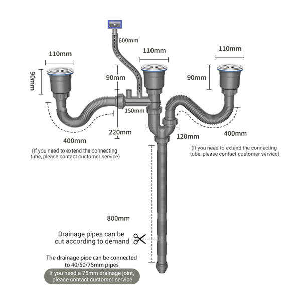 نچلے مین کچن سینک کے پائپ لائن کی تنصیب اور مرمت کے لیے ایک ماہر کی خدمات حاصل کرنا