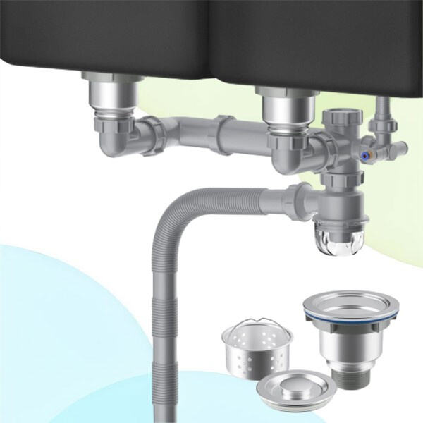 Double Sink Drain Pipe Kit Installation Made Simple