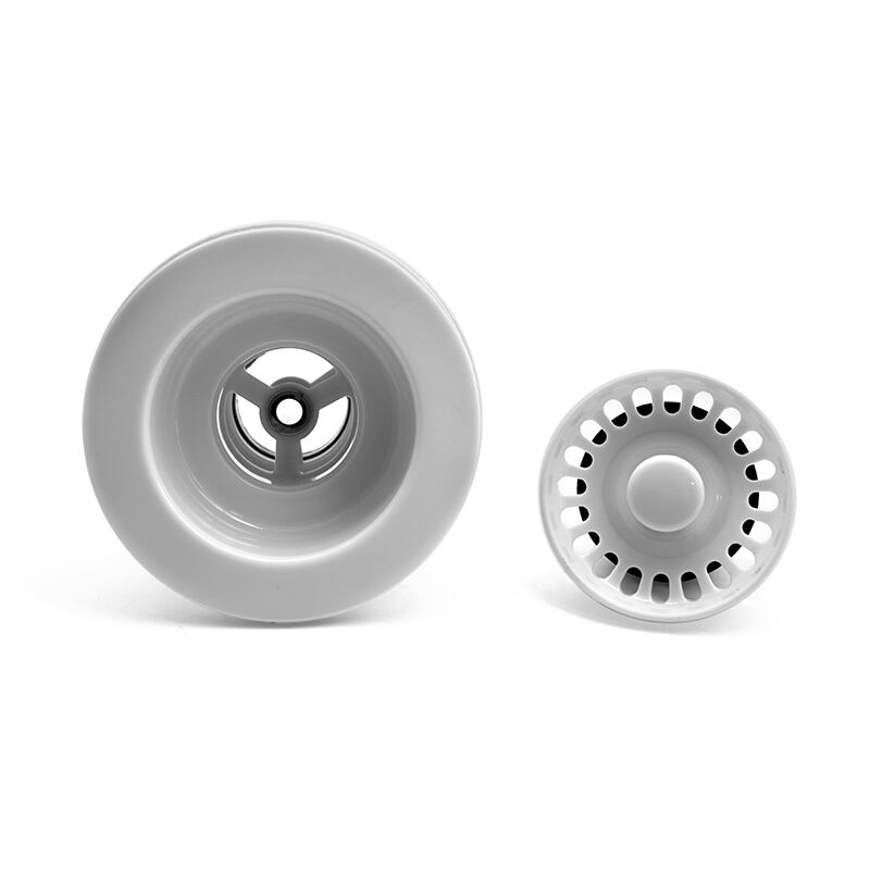 product factory upgrade modern and simple kitchen sink drain plastic high cost performance white drainage basket-10