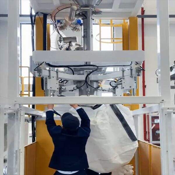 Simplify your packaging process with our user-friendly big bag filling system.