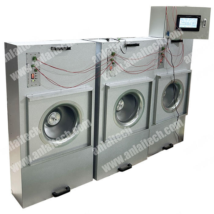 New Modular Group Control FFU Cleanroom Laminar Flow Hood HEPA Fan Filter Unit Core Component Motor Clean Room Panel Filter manufacture