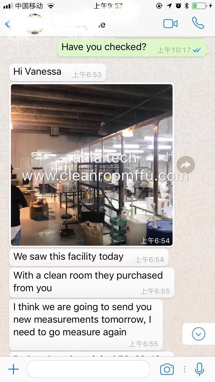 ISO7 Clean Room Standard Modular ISO Cleanroom factory