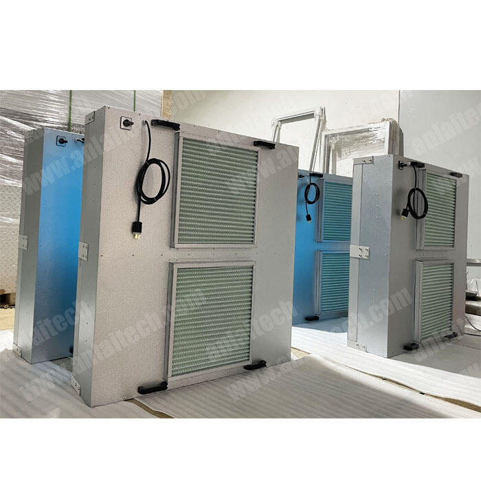 New Modular Group Control FFU Cleanroom Laminar Flow Hood HEPA Fan Filter Unit Core Component Motor Clean Room Panel Filter manufacture