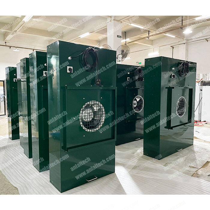 New Modular Group Control FFU Cleanroom Laminar Flow Hood HEPA Fan Filter Unit Core Component Motor Clean Room Panel Filter factory