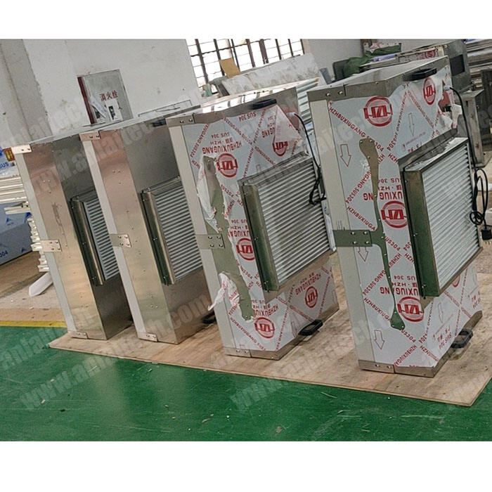 New Modular Group Control FFU Cleanroom Laminar Flow Hood HEPA Fan Filter Unit Core Component Motor Clean Room Panel Filter manufacture