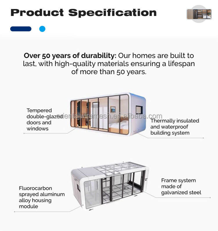 product apple cabin steel pod hotel application stylish and eco friendly hotel office apple container houses for sale384-5