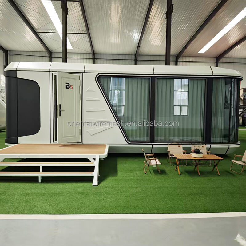 product portable integrated room steel structure prefabricated house space capsule inspired guesthouse for scenic areas campsites-8