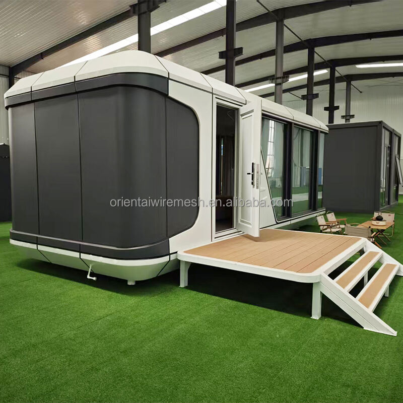 product portable integrated room steel structure prefabricated house space capsule inspired guesthouse for scenic areas campsites-6