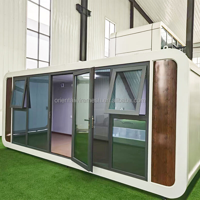 product apple cabin steel pod hotel application stylish and eco friendly hotel office apple container houses for sale384-7