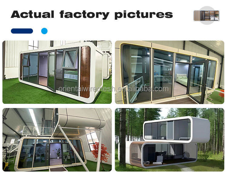 product apple cabin steel pod hotel application stylish and eco friendly hotel office apple container houses for sale384-14
