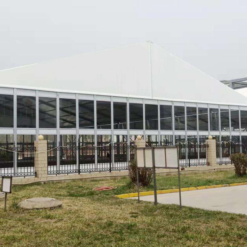 30x50m Fancy Large White Party Wedding Glass Events Tent 500 People