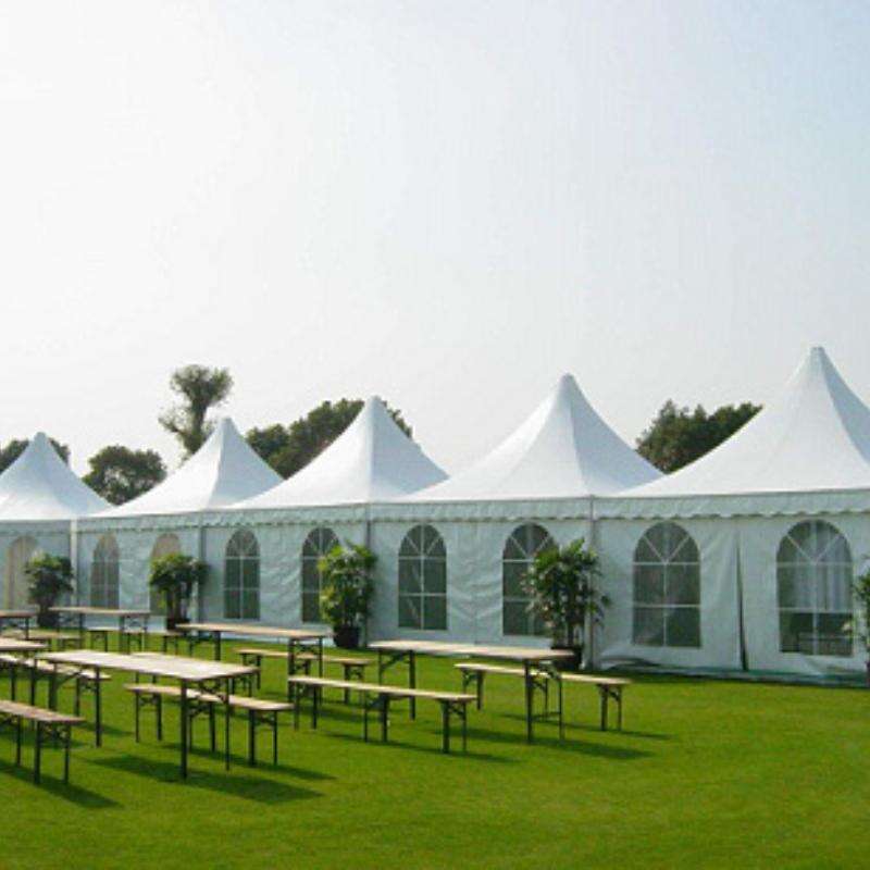 PVC Roof Aluminum Frame Tent and Marquee 5x5 10x10 Pagoda Tent