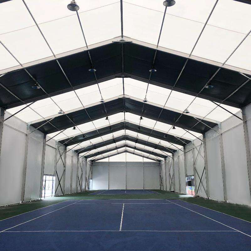 Large Outdoor Portable Dome Canopy Commercial Padel Tennis Court Tent