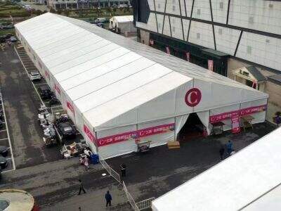 Art and Technology Expo Transforms with Expansive Exhibition Tents