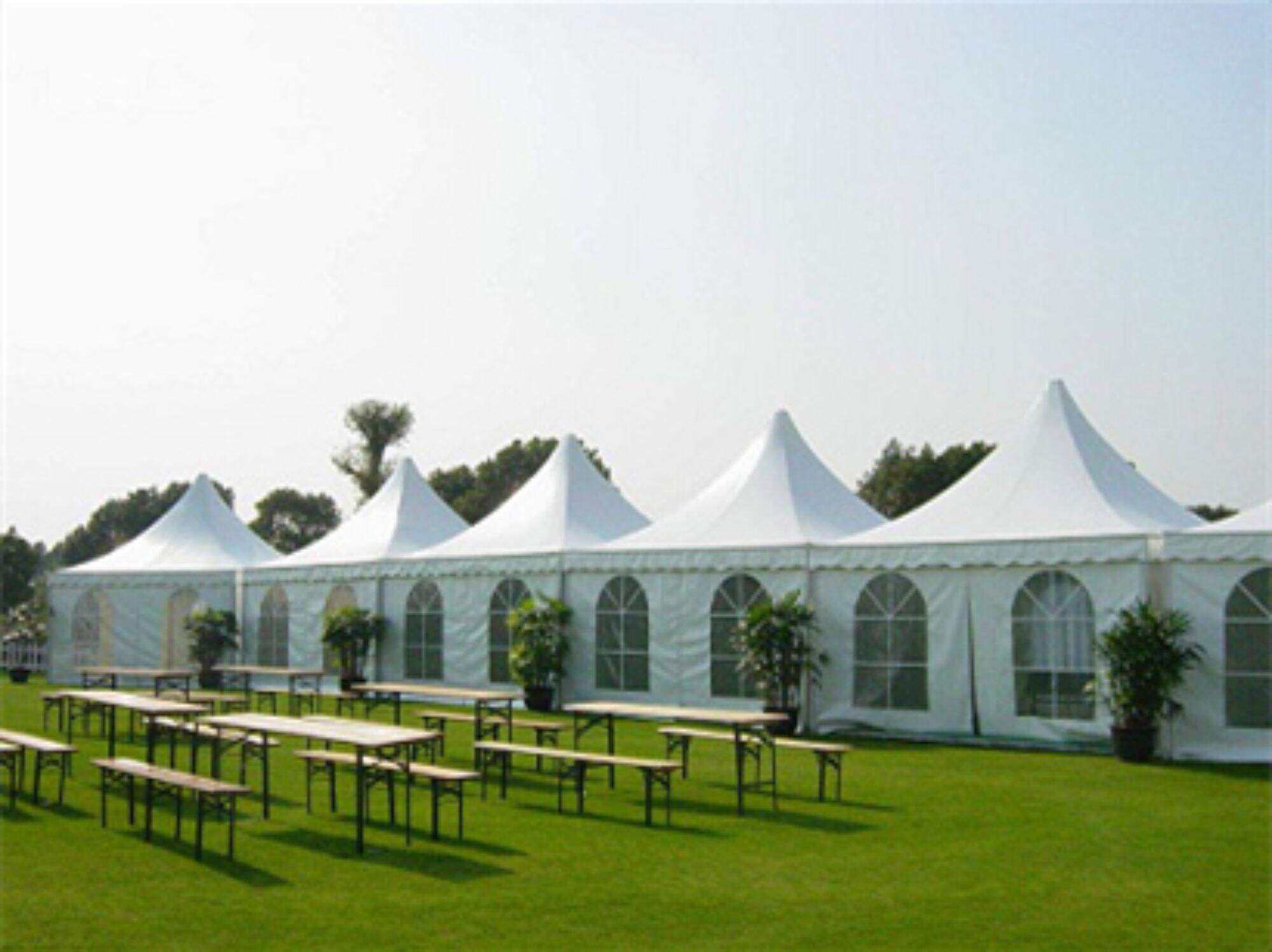 PVC Fabric Mini Pagoda Tent 3x3 5x5 for Trade Show